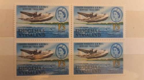 Rhodesia  block of 4 MNH 1/3d SACC no 42