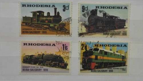 Full set    Rhodesia used  to 2/6d