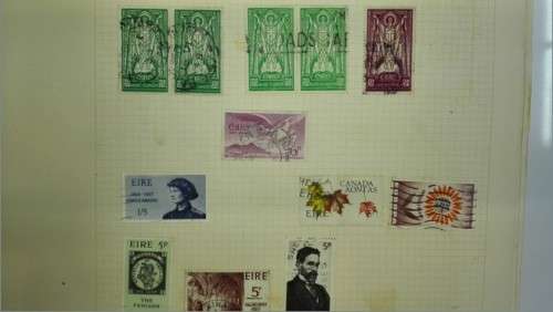 Page with part sets Used Eire