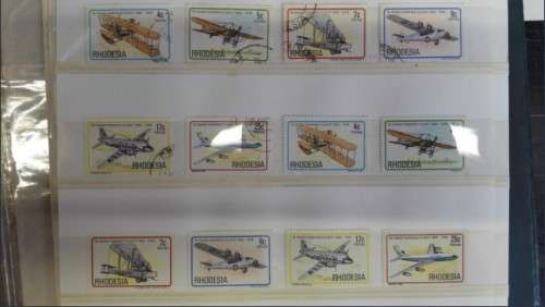 Rhodesia set  mint MNH & used very  light  cancel SACC no 306 - 311
