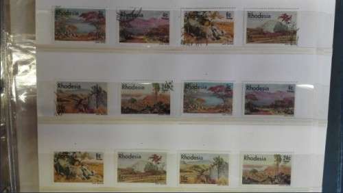 Rhodesia set  mint MNH & used very  light  cancel SACC no 306 - 311