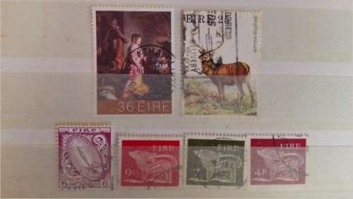Stamps Ireland used