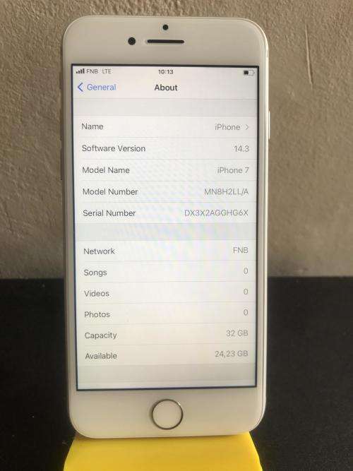 IPHONE 7 | SILVER | A1778 | MN8H2LL/A *** APPLE IPHONE7 ***