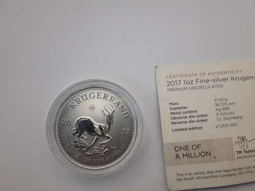 2017 First Issue Proof Silver Krugerrand