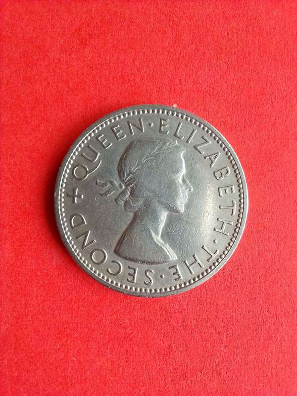 1954 Southern Rhodesia Two Shillings Coin