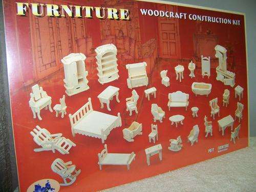Dolls house furniture 1/24 scale.