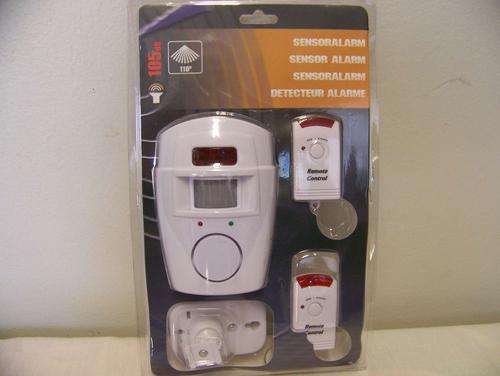 Wireless sensor alarm.