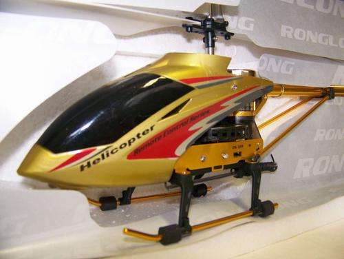 Digital proportional 3.5ch R/C helicopter 39.5cm.GOLD