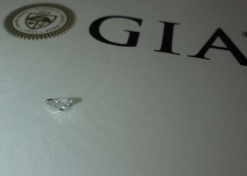 0.21 D SI1 GIA Certified Pear Loose Natural Diamond