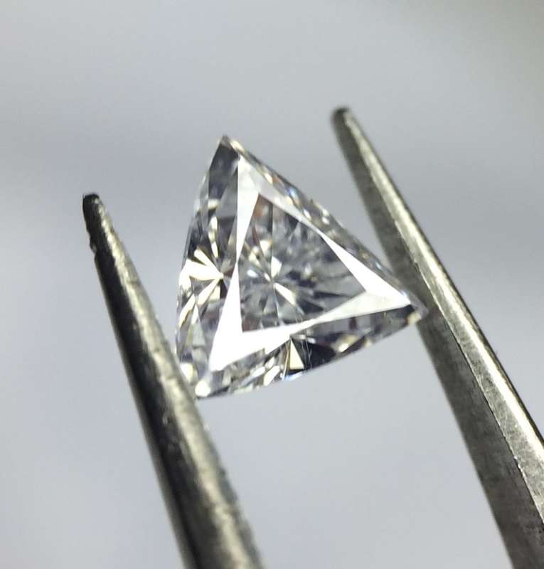 0.22 D SI1 GIA Certified Trillion Loose Natural Diamond