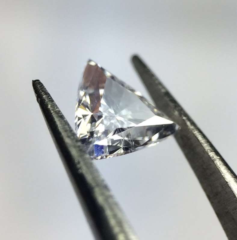 0.22 D SI1 GIA Certified Trillion Loose Natural Diamond