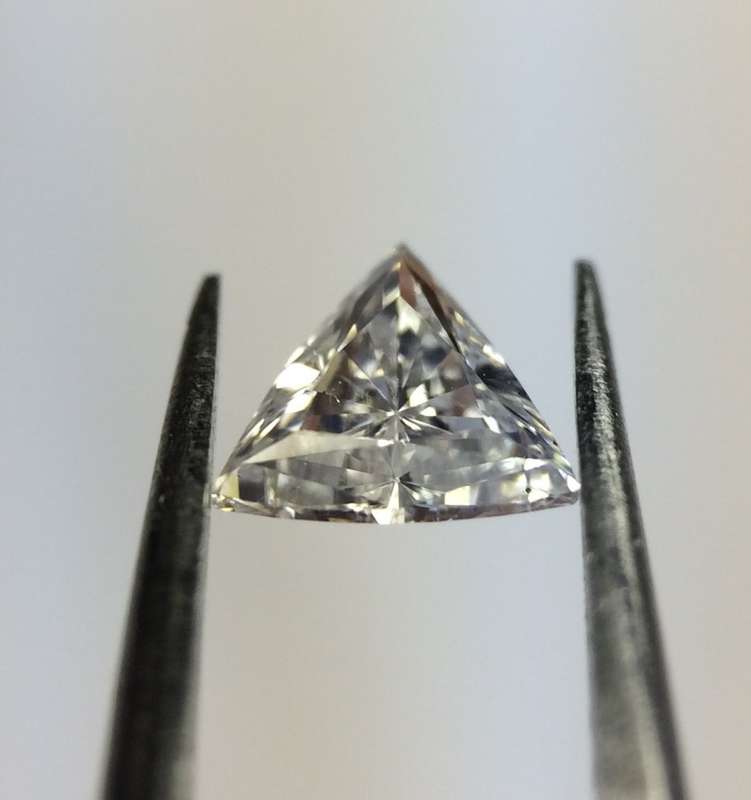 0.22 D SI1 GIA Certified Trillion Loose Natural Diamond