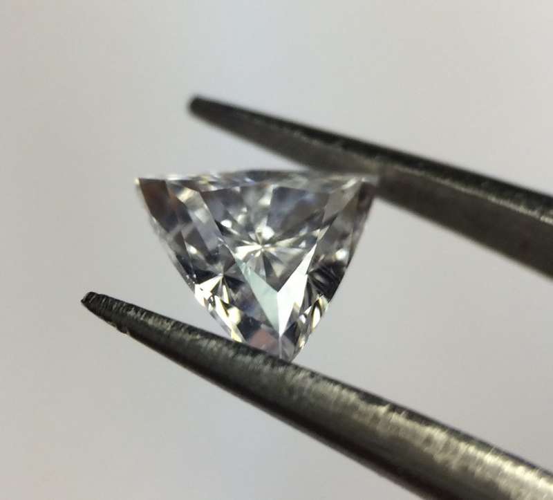 0.22 D SI1 GIA Certified Trillion Loose Natural Diamond