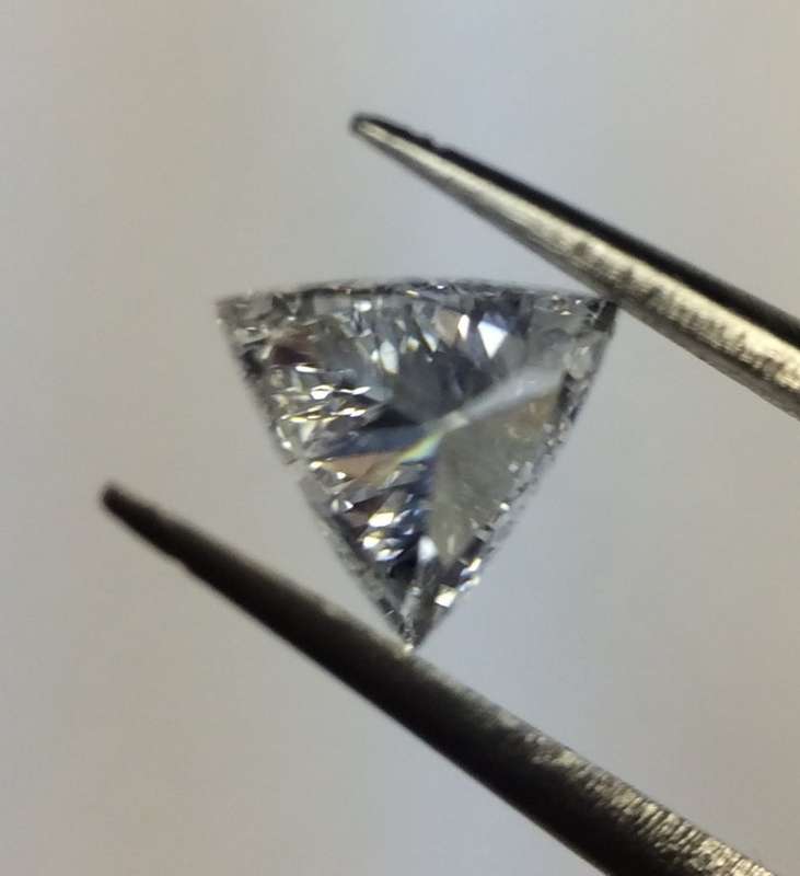 0.22 D SI1 GIA Certified Trillion Loose Natural Diamond