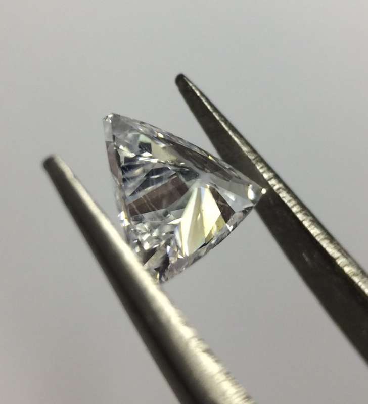 0.22 D SI1 GIA Certified Trillion Loose Natural Diamond