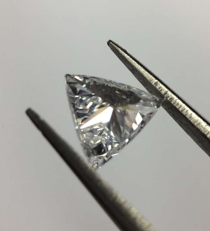 0.22 D SI1 GIA Certified Trillion Loose Natural Diamond