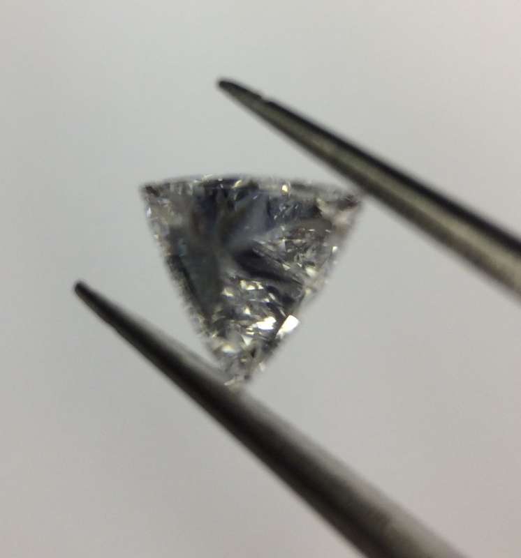 0.22 D SI1 GIA Certified Trillion Loose Natural Diamond