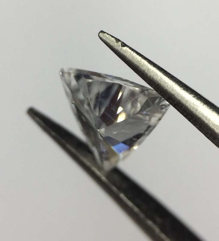 0.22 D SI1 GIA Certified Trillion Loose Natural Diamond