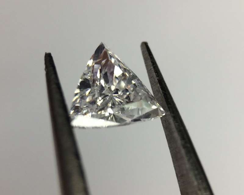 0.22 D SI1 GIA Certified Trillion Loose Natural Diamond