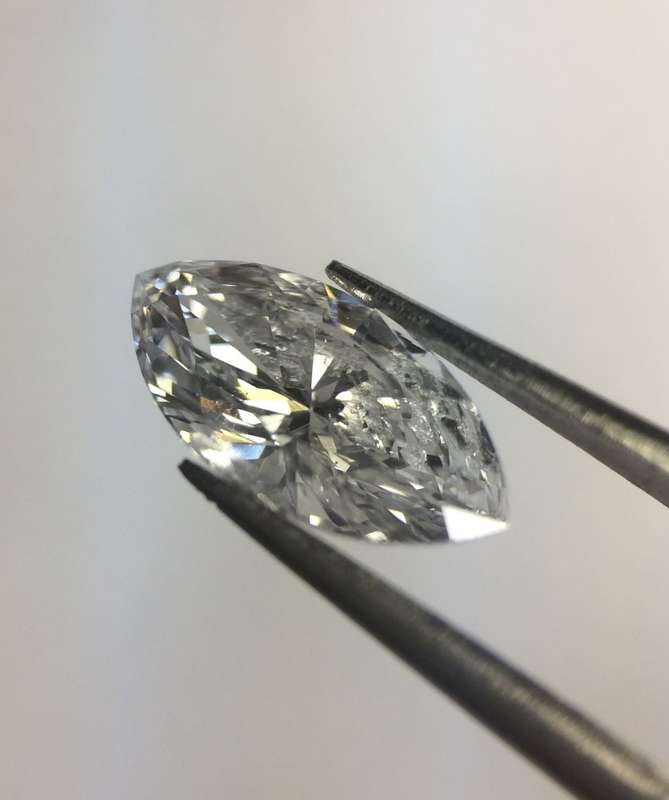 0.53 D I2 GIA Certified Marquise Loose Natural DIamond