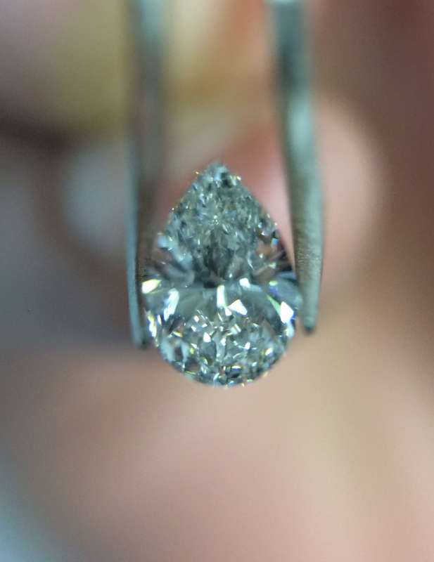 0.35 G VS2 GIA Certified Pear Loose Natural DIamond