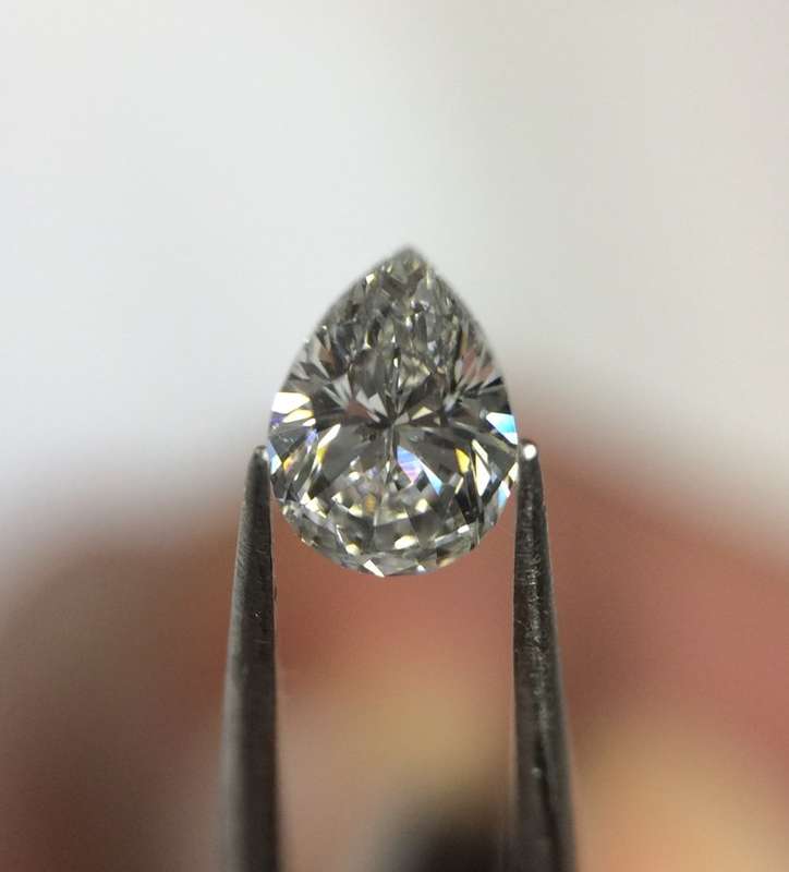 0.35 G VS2 GIA Certified Pear Loose Natural DIamond