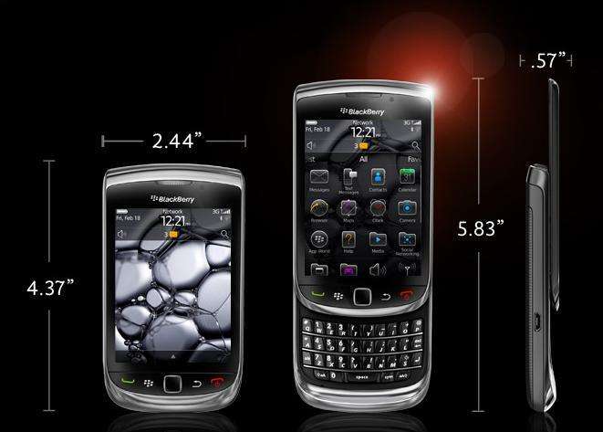 Blackberry Torch 9800 - Black Demo Model . Out of Box