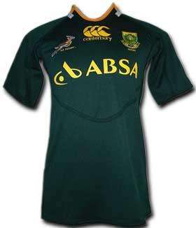 NEW ABSA Springbok Rugby Jersey**** size Large