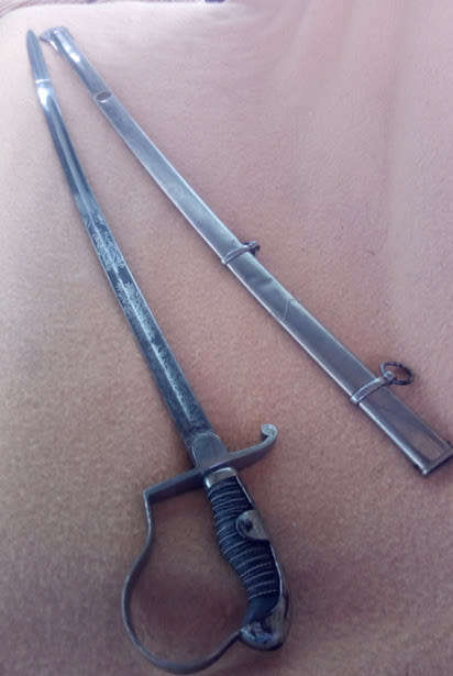 German Officer's Sword and Sheath Early 20th Century