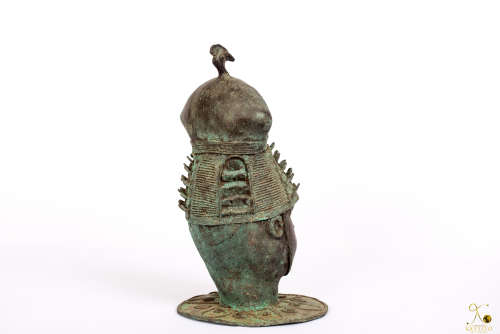 Benin Bronze Head Figure- Nigeria