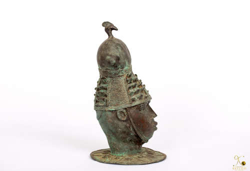 Benin Bronze Head Figure- Nigeria