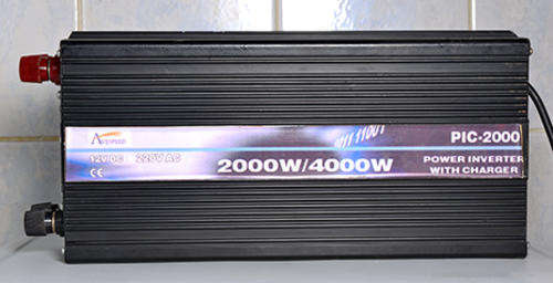 4000 Watt 12V DC TO 220V AC POWER INVERTER with Built in charger