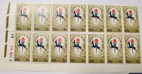RSA CONTROL BLOCKS 1960s - Outstanding MINT selection