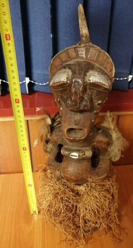 Authentic African Decor Songye `Nkisi` Figure Outstanding ORIGINAL piece 2