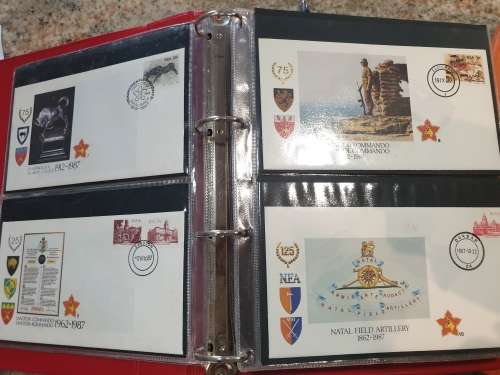 SADF - COMPLETE 51 FDC album - RARE Collector`s piece - SEE PHOTOS of MILITARY POSTAL HISTORY