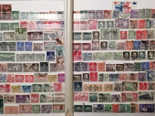 HUGE World selection  in an OLD ALBUM from 19th Century to Modern - 32 pages of EXCEPTIONAL value!!