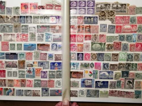 HUGE World selection  in an OLD ALBUM from 19th Century to Modern - 32 pages of EXCEPTIONAL value!!