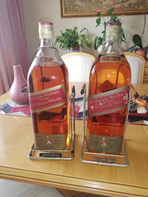 Assorted Whiskey  4.5L magnums on cradle as per pics