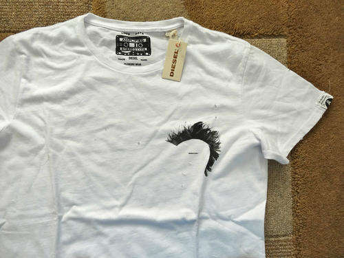 Diesel mens t-shirt amplified stereotype - Size: Large
