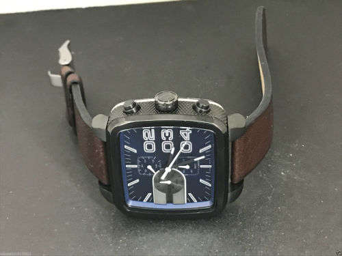 New Diesel Watch DZ4302 with Leather Strap