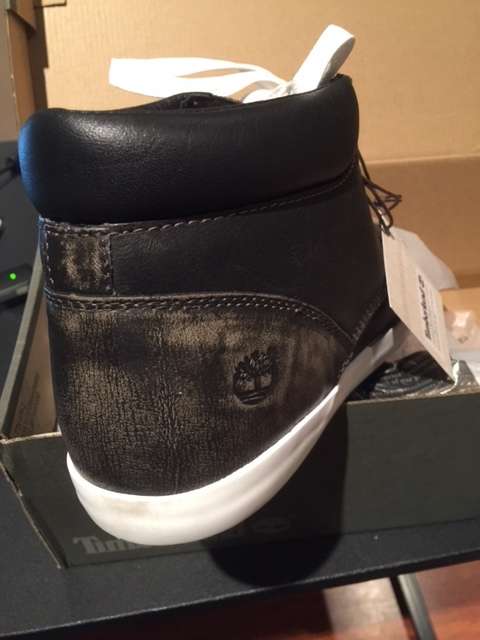 Timberland Womens Black Leather Chukka Boots Shoes Size UK 9.5