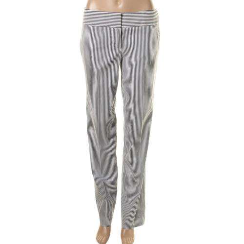 Nine West Womens Straight Leg Striped Pants Size - 10