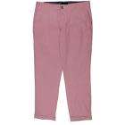 Tommy Hilfiger Womens Hampton Red Pinstripe Cuffed Casual Pants Size - 10