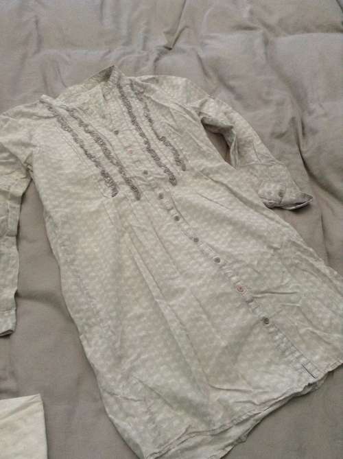 Cotton Sleep Shirt - Small
