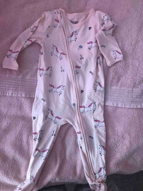 Cotton On Unicorn Onesie - 12 to 18 months