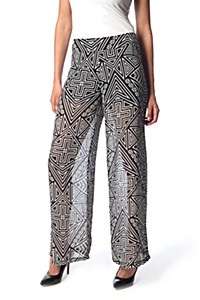 Aztec wide leg pants