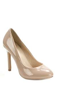Nude Patent court shoe - Size 4