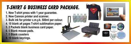 T shirt and mug printing package
