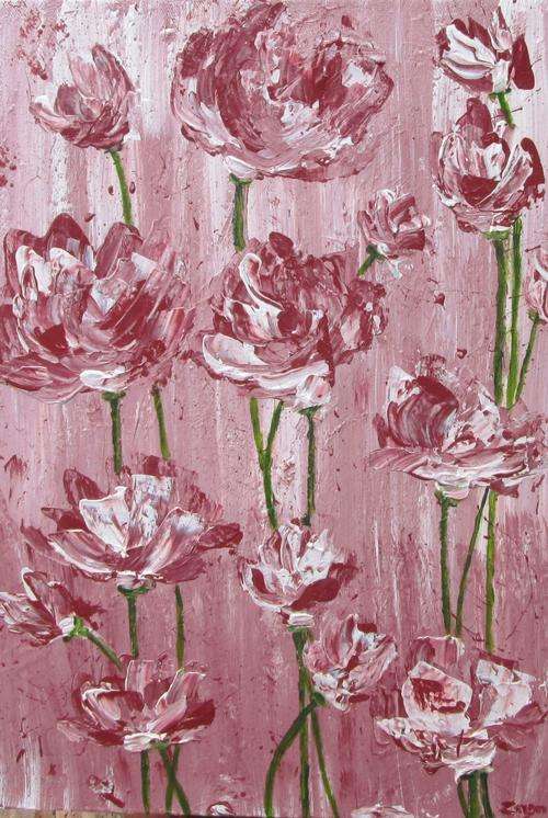 Original Art by ZeldaZ     "Flowers in bloom"