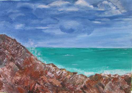 Original Art by ZeldaZ  "Turquis Sea"
